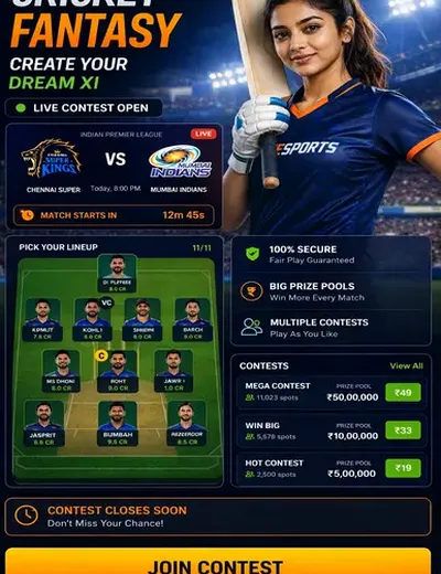 Hero11 (hero11 app) fantasy cricket & matchday visual 3